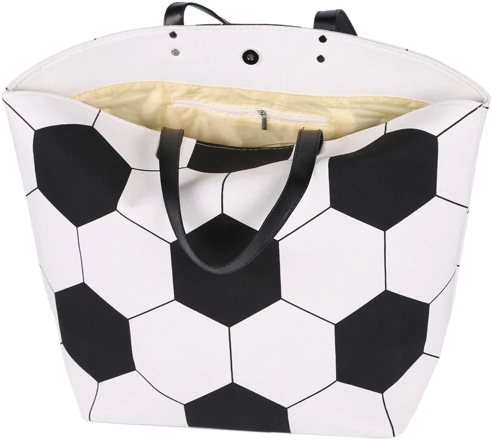 Large Baseball Tote Bag Sports Prints Utility Tote Beach Bag Travel Bag