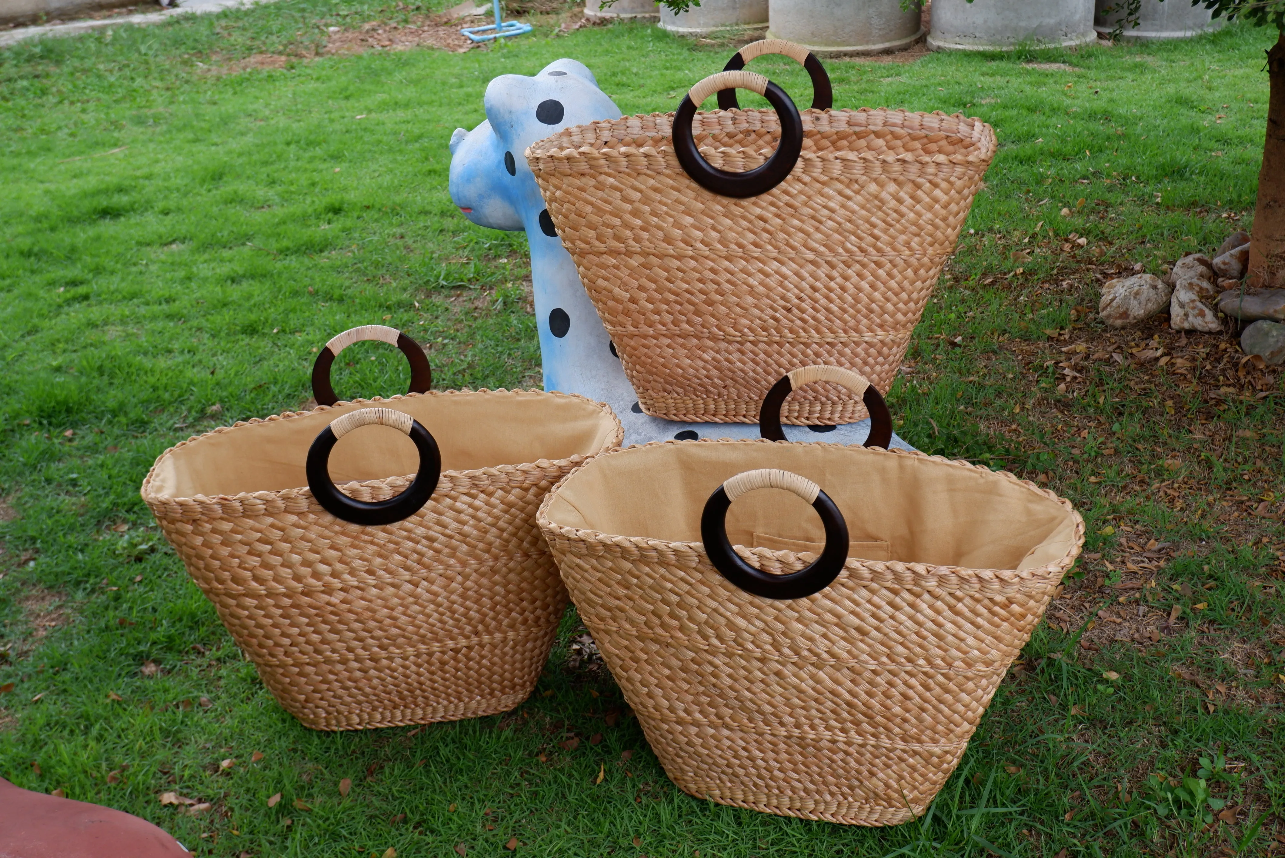 Large Beach Bag straw basket