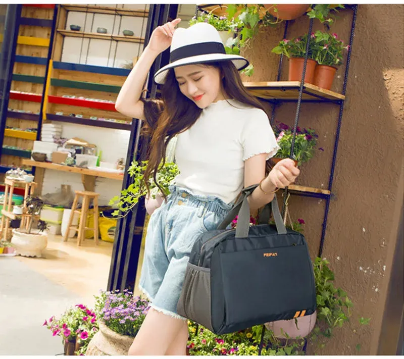 Large Capacity Women's Travel Bag Men Business Duffle Bag Packing Cubes Waterproof Luggage Handbag Shoulder Crossbody Bags Tote