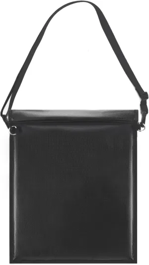 Large Faraday Bags with Purse Strap, 15''x10'' Faraday Cage, Waterproof & Fireproof Faraday Bag , Anti-Tracking Faraday Key Fob Protector, Faraday Bags for Phones & Tablets, RFID Signal Blocker Bag