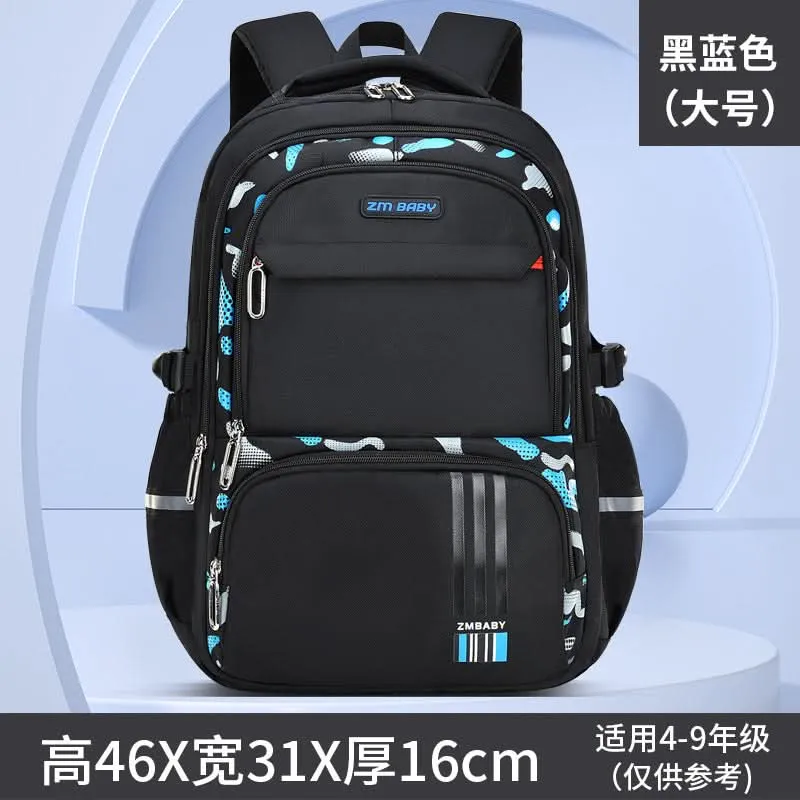 Large School Backpack for Boys & Girls – Durable Bag for Grades 4-9