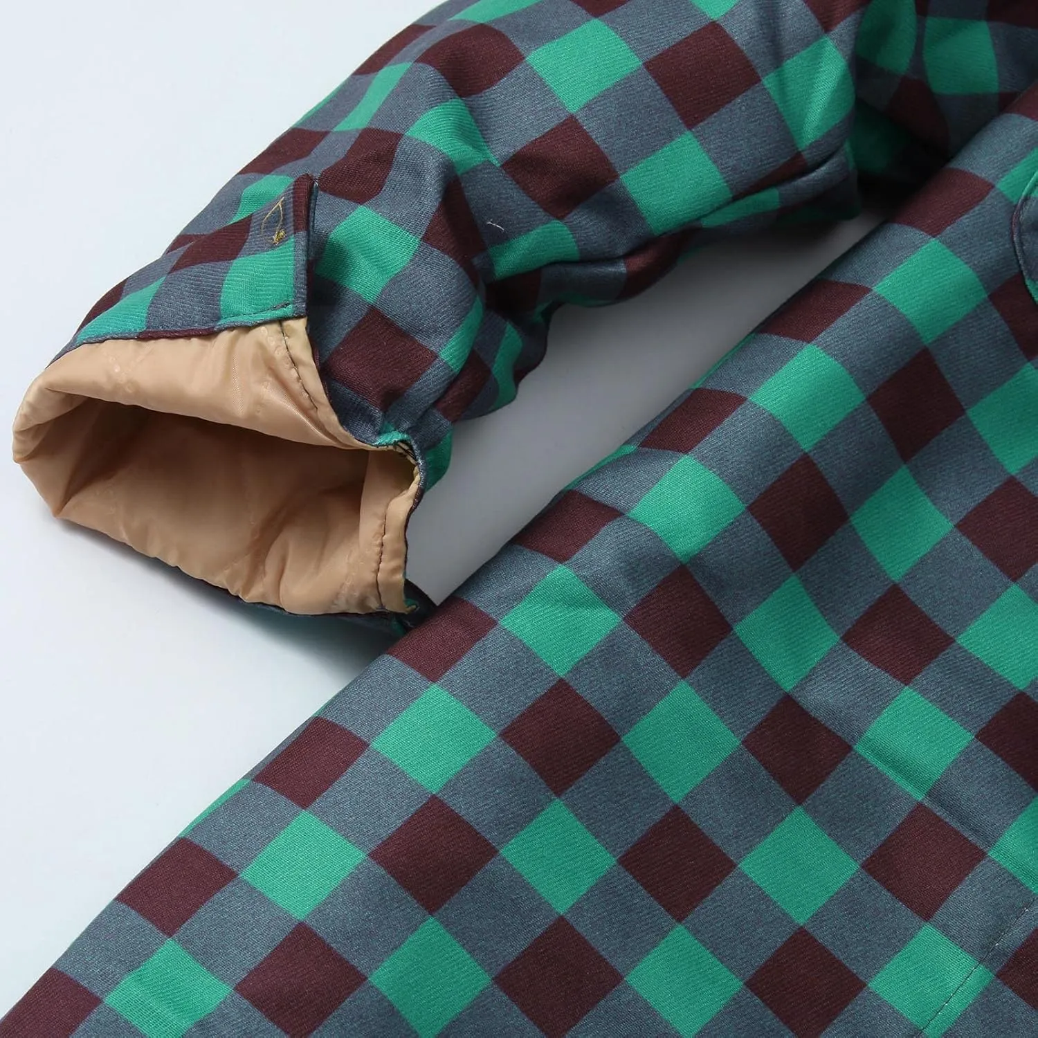 LCMTWX Men's Fleece Lined Flannel Shirt Jacket Hooded Zipper Pocket Long Sleeve Shirt Patchwork Jacket Loose Thickened