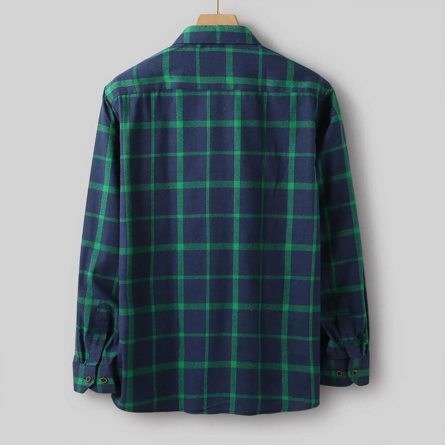LCMTWX Men's Hooded Shirt Jacket Square Printing Lightweight Breathable Long Sleeve Lapel Formal Fleece Button Down Shirt