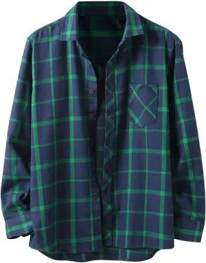 LCMTWX Men's Hooded Shirt Jacket Square Printing Lightweight Breathable Long Sleeve Lapel Formal Fleece Button Down Shirt