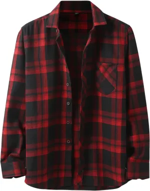 LCMTWX Men's Hooded Shirt Jacket Square Printing Lightweight Breathable Long Sleeve Lapel Formal Fleece Button Down Shirt