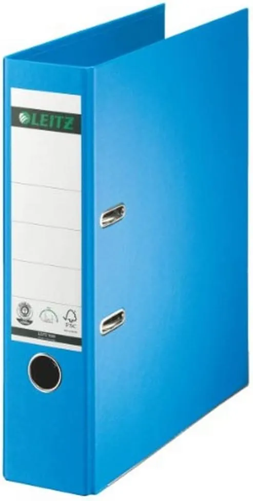 Leitz Quality-Vollpapier Folder 180° - Parent ASIN - DE (4) Wide Light Blue