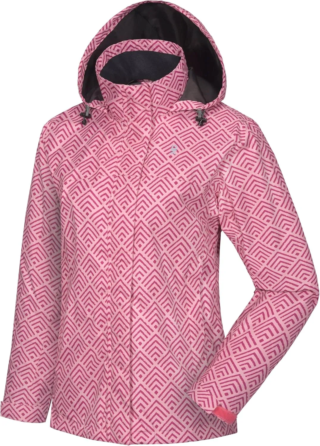 Little Donkey Andy Women’s Waterproof Rain Jacket Lightweight Outdoor Windbreaker Rain Coat Shell for Hiking, Travel