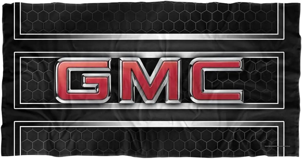 LOGOVISION GMC Beach Towel, 30"x60" Front Grill Beach Towel