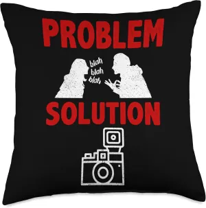 Lomography Photography Camera Problem Solution Hobby Throw Pillow