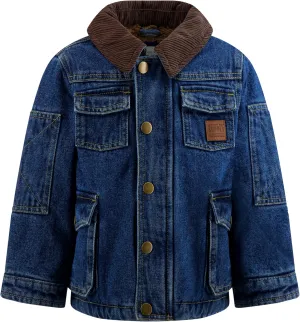 LONDON FOG Boys' Sherpa-Lined Utility Jacket Canvas Barn Coat