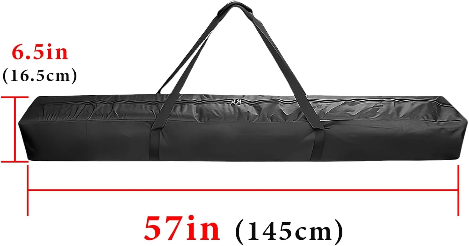 LUEXBOX 2Pack 57 Inch Patio Umbrella Storage Bag for Outdoor, Nylon Beach Umbrella Folding Cover, Heavy Duty Zipper Travel Carrying Duffle Bag for Sports, Beach