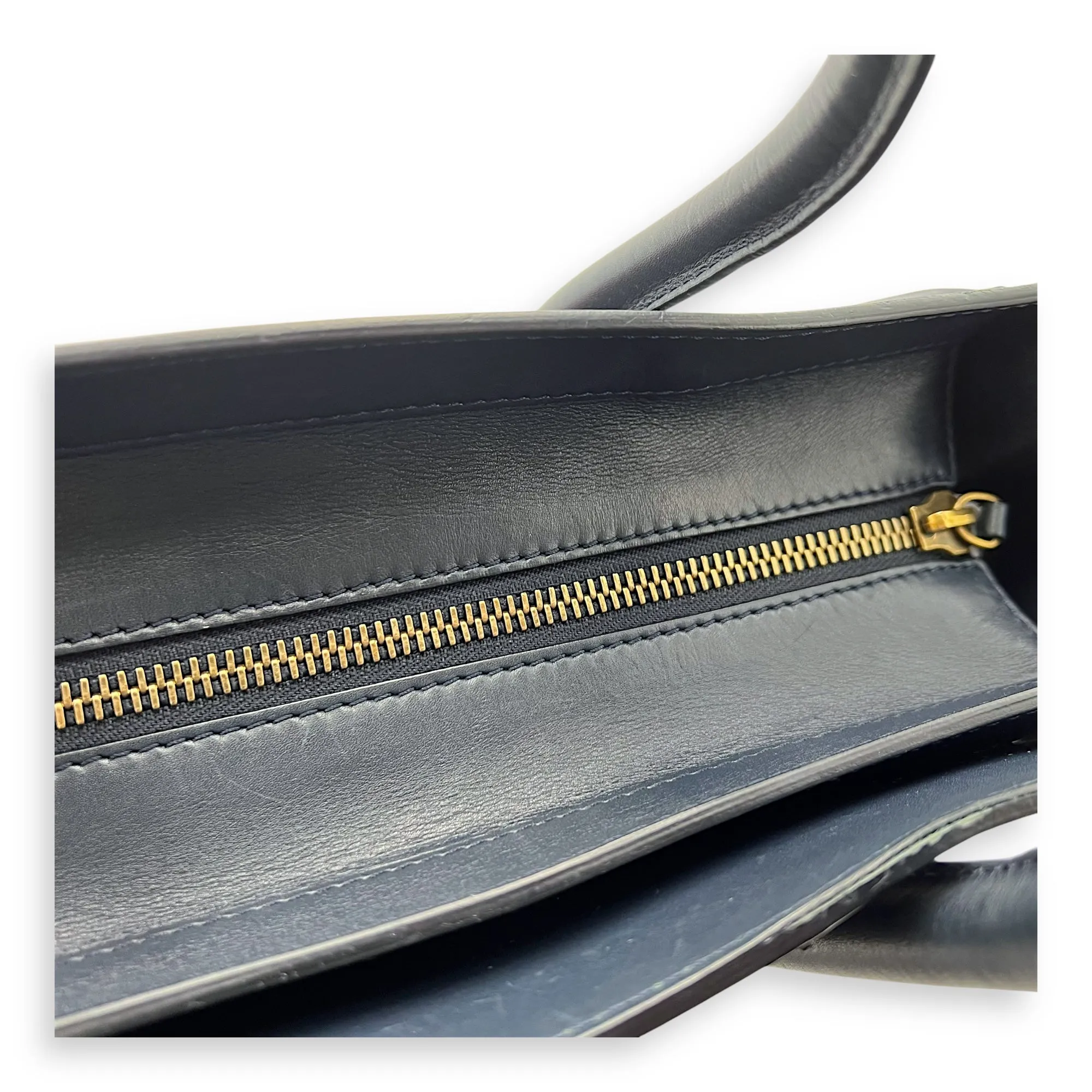Luggage Mini Multi-colour Top Handle Bag in Suede Leather, Gold hardware
