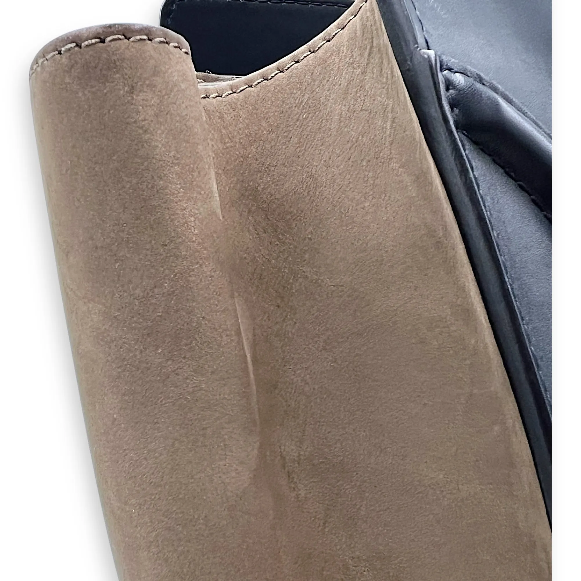 Luggage Mini Multi-colour Top Handle Bag in Suede Leather, Gold hardware