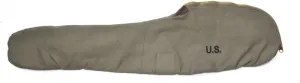 M1 Garand Fleece Lined Canvas Case with Carry Strap Marked JT&L 1944 Dark OD Color