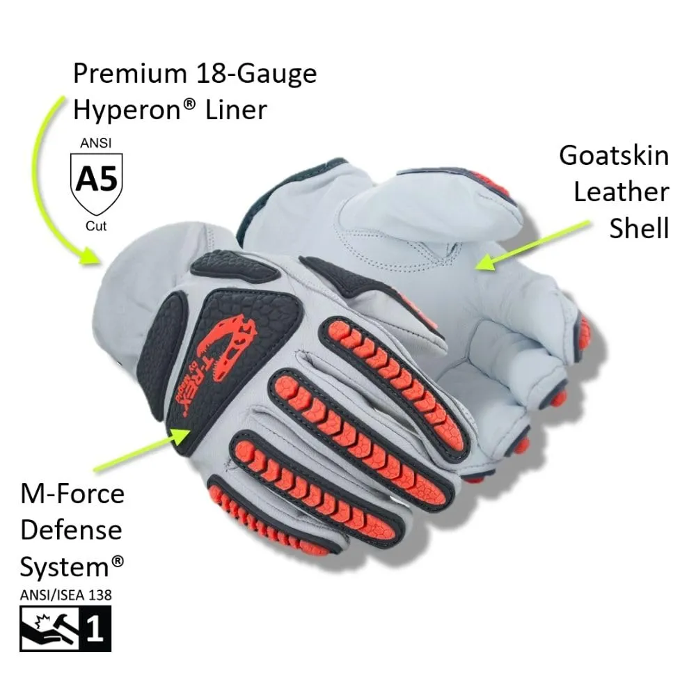 MAGID T-REX ANSI Level A5 Cut Resistant Impact Glove, 1 Pair, Size 12/XXXL, TRX818