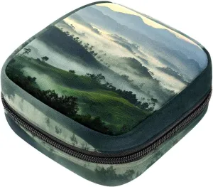 Makeup Bag Fog in The Morning (1) Cosmetic Bag Makeup Pouch Travel Toiletry Bag Organizer Storage Bag for Women Girls