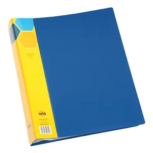 Marbig A4 Display Book 60 pocket Blue