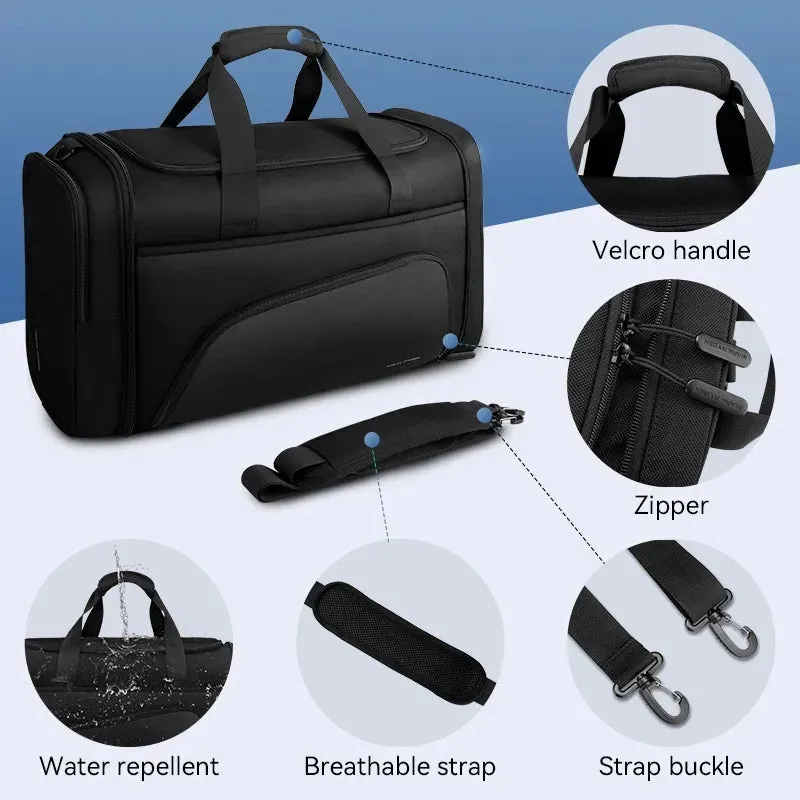 Mark Ryden Foldable Duffle Bag 42L Large Capacity with Shoes Compartment