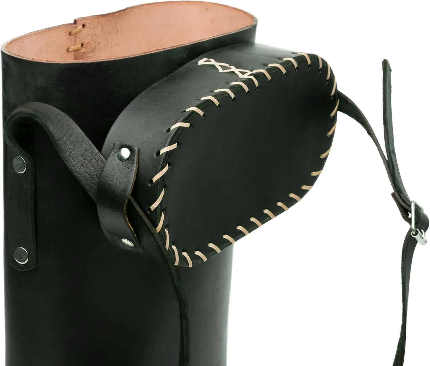 Matero Bag for Yerba Mate Gourd and Thermos, Leather, Handle and Shoulder Strap, Essential for Travel and Home Use