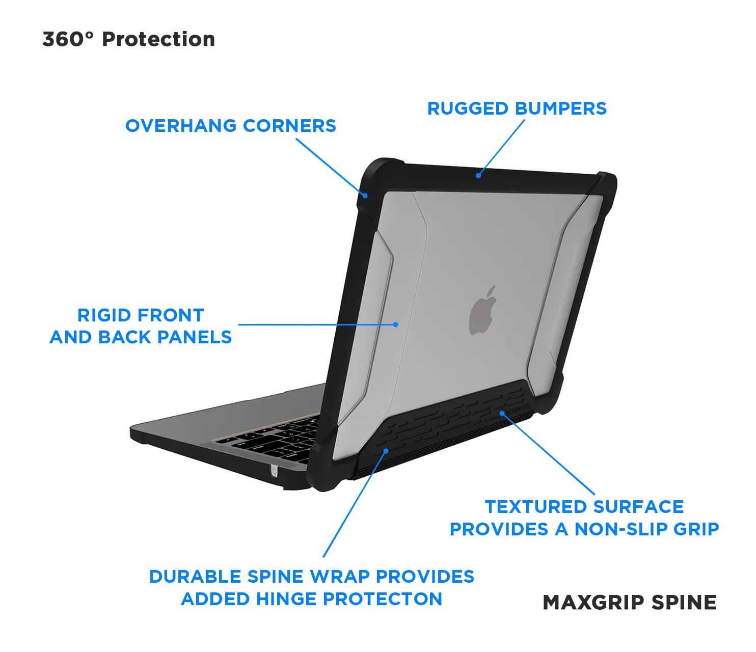 Max Extreme Shell-S Apple Macbook Air 13", 2015-2017 Models - Black