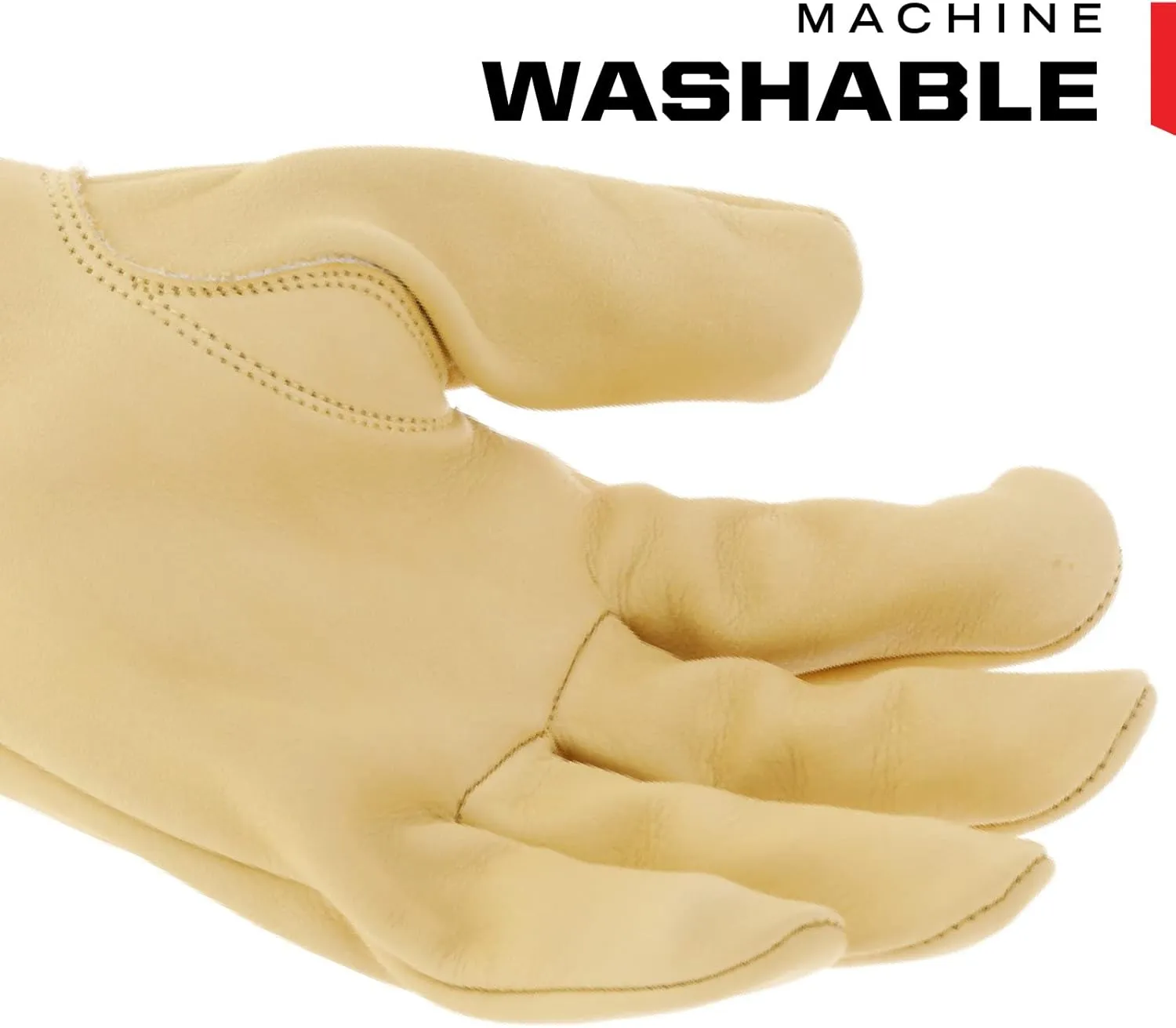 Mechanix Wear: Cow Leather Driver Glove with Durahide Water Resistant Technology, Quick Fitting Safety Work Gloves (Tan, Large)