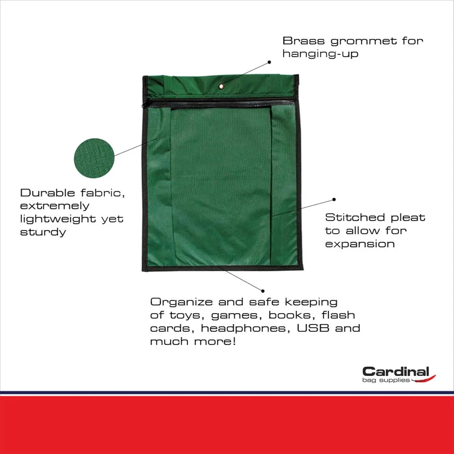 Media Gusset Pouch and Nylon Tote Bag for Books