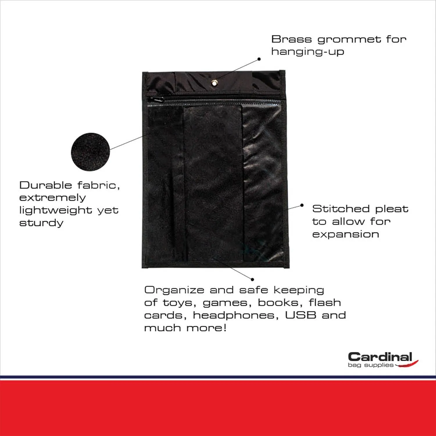 Media Gusset Pouch and Nylon Tote Bag for Books
