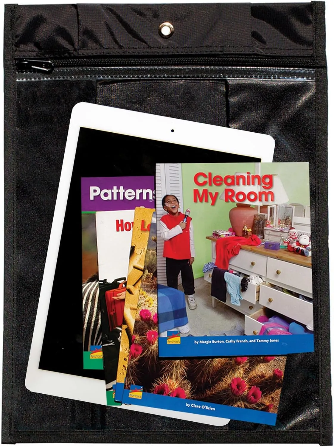 Media Gusset Pouch and Nylon Tote Bag for Books