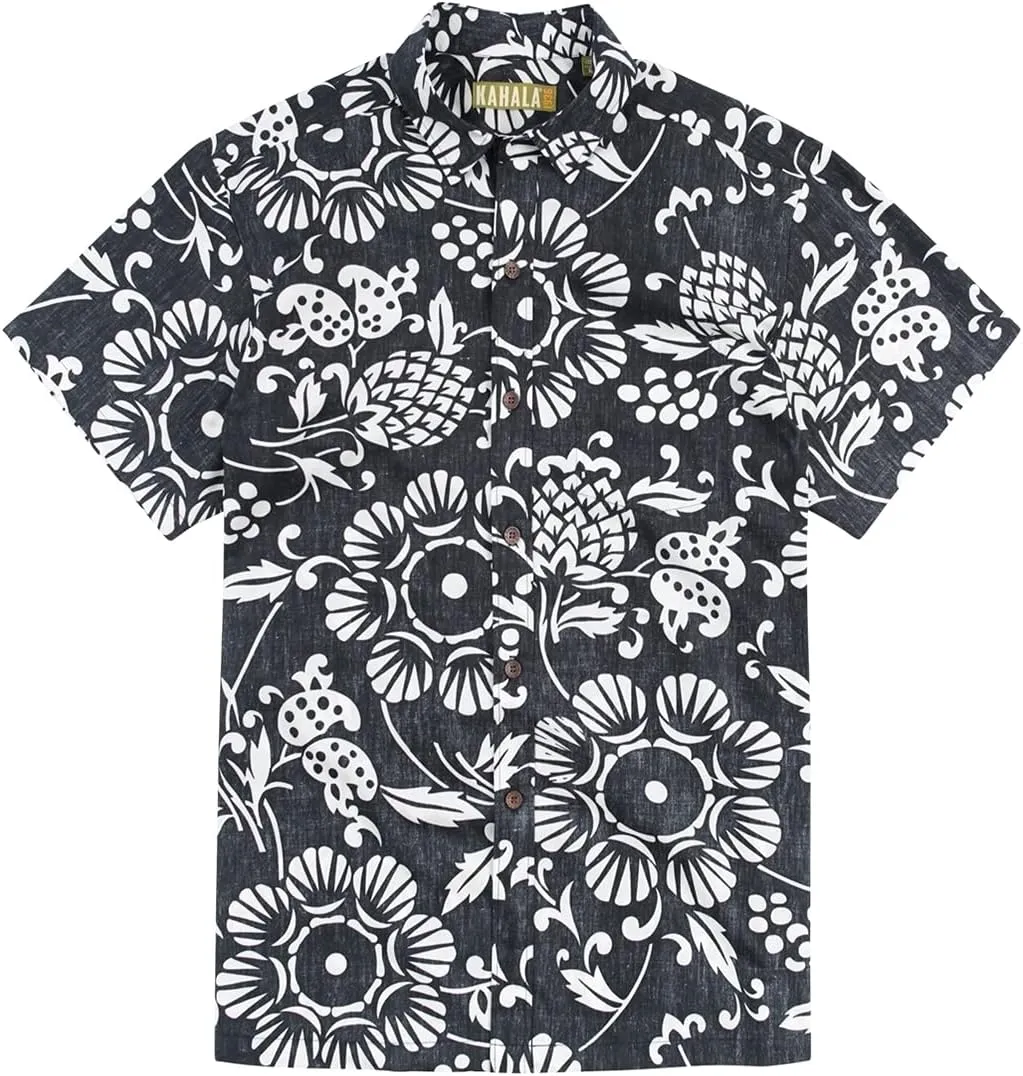 Men's Duke's Pareo Regular Fit Short Sleeve 100% Cotton Shirt