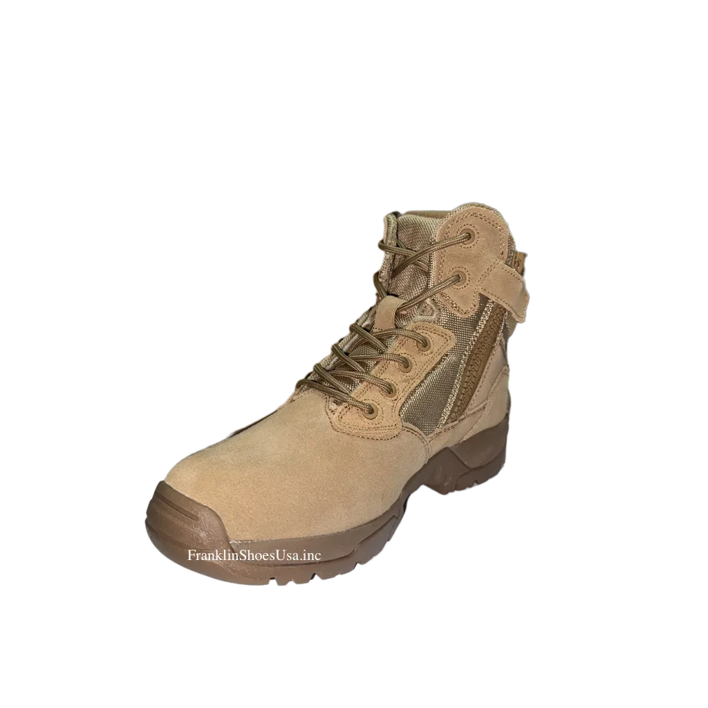 Men's Military Tactical Combat Ankle Hiking Boots with Ankle Protection
