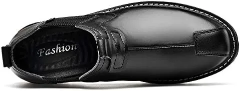 Men's Oxfords Shoes for Men Casual Dress Mens Boots Shoe Chelsea Leather Formal Man Fashion Brown Black Yellow White Big Size Cowhide Work Male