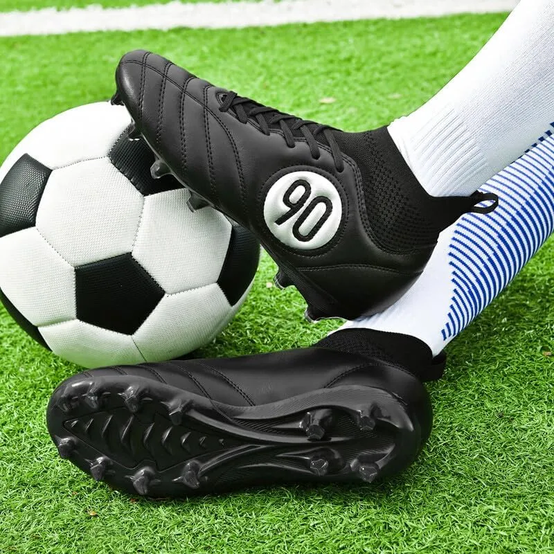 Men's Soccer Shoes Boys Students Grass Training Shoes Outdoor Football Shoes Unisex