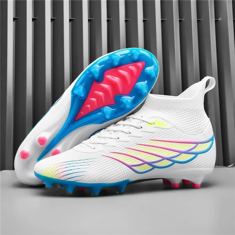 Men's Soccer Shoes Boys Students Grass Training Shoes Outdoor Football Shoes Unisex