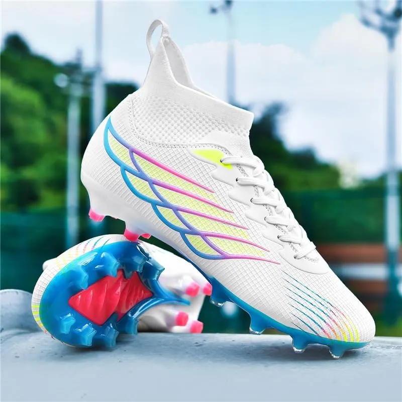 Men's Soccer Shoes Boys Students Grass Training Shoes Outdoor Football Shoes Unisex