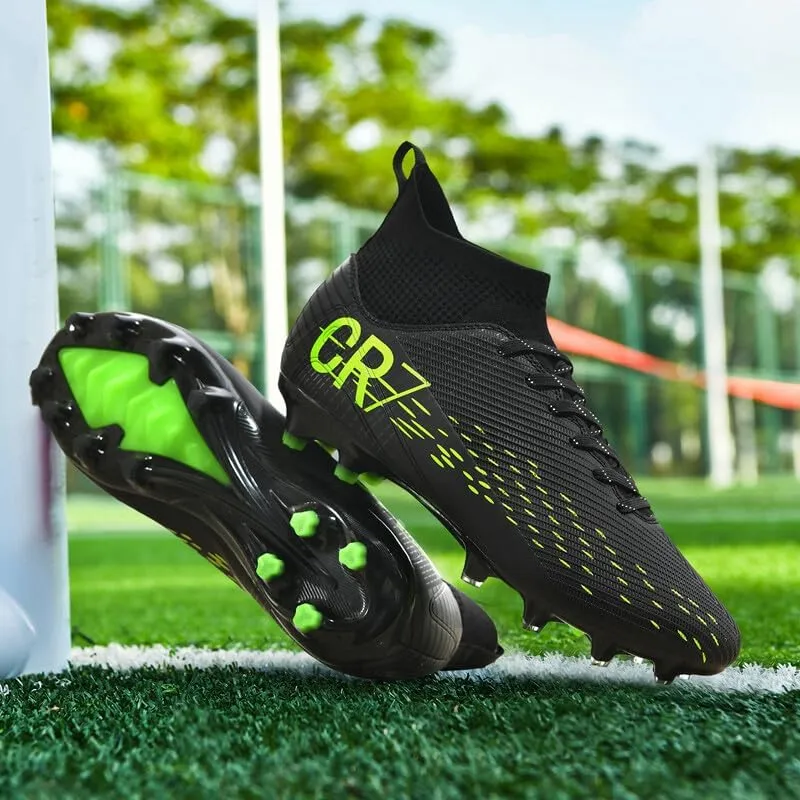 Men's Soccer Shoes Boys Students Grass Training Shoes Outdoor Football Shoes Unisex