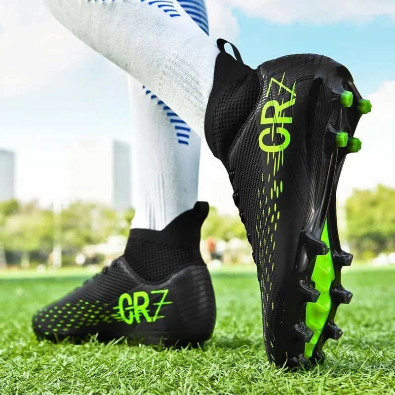 Men's Soccer Shoes Boys Students Grass Training Shoes Outdoor Football Shoes Unisex