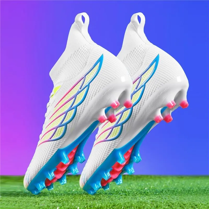 Men's Soccer Shoes Boys Students Grass Training Shoes Outdoor Football Shoes Unisex