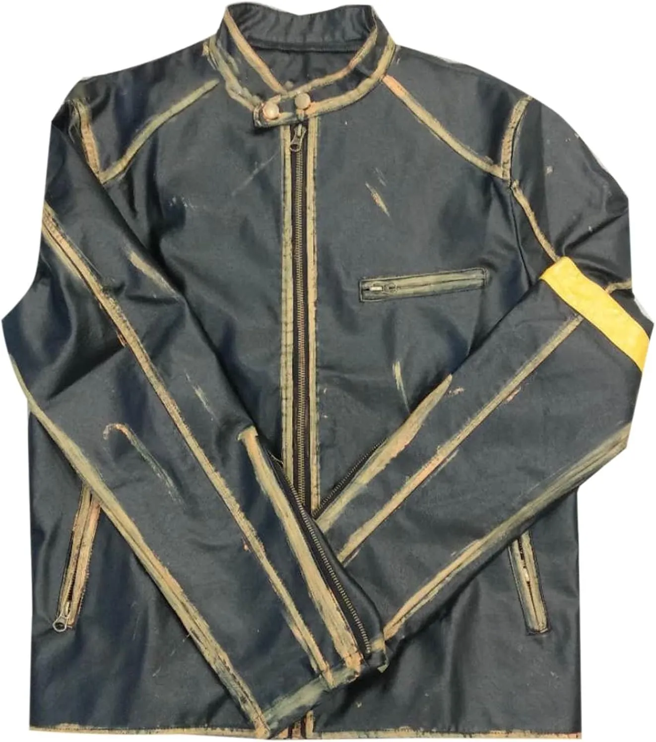 Mens Vintage Cafe Racer Distressed Biker Leather Jacket | Motorcycle Leather Jacket for Men