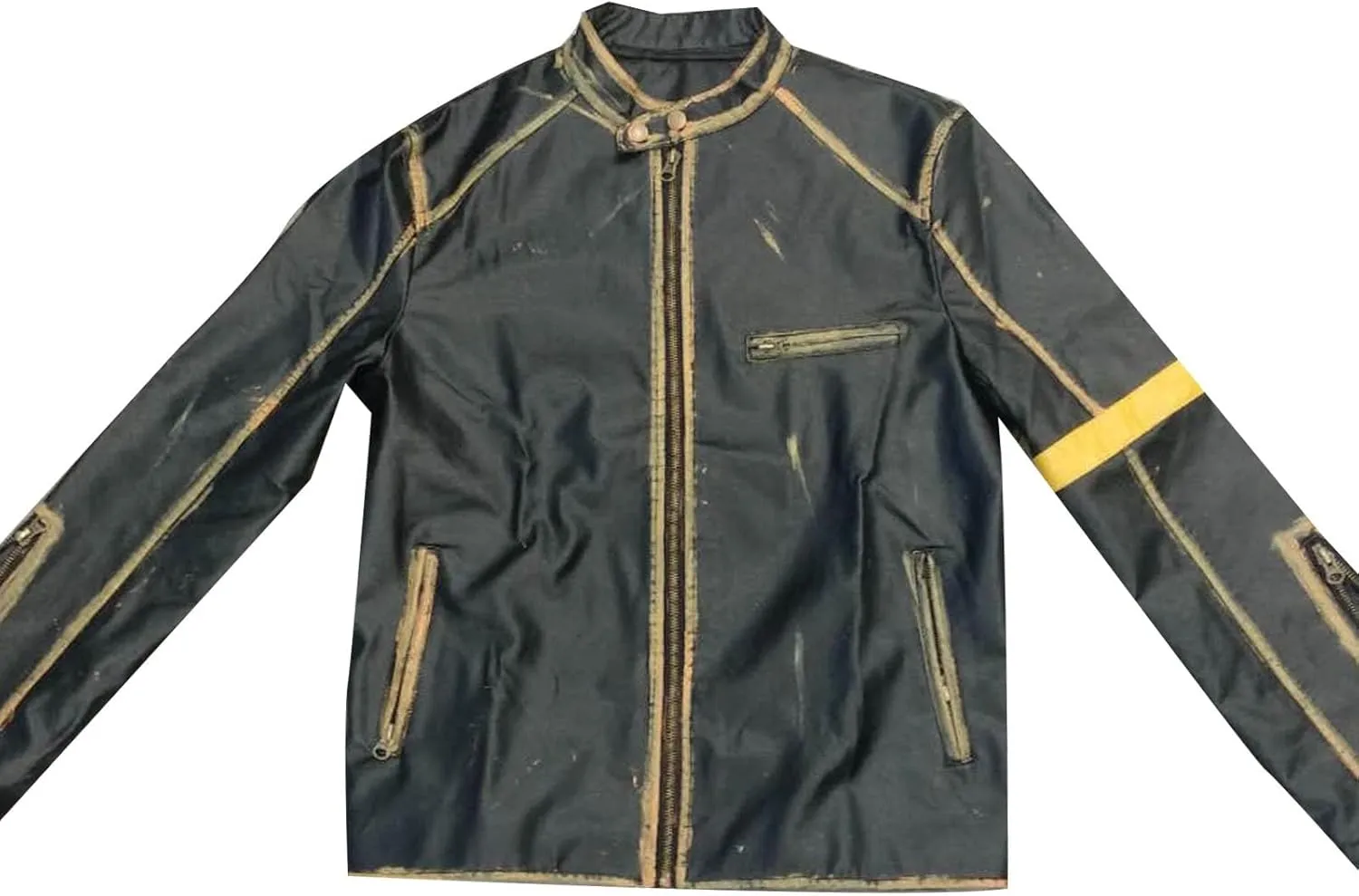 Mens Vintage Cafe Racer Distressed Biker Leather Jacket | Motorcycle Leather Jacket for Men