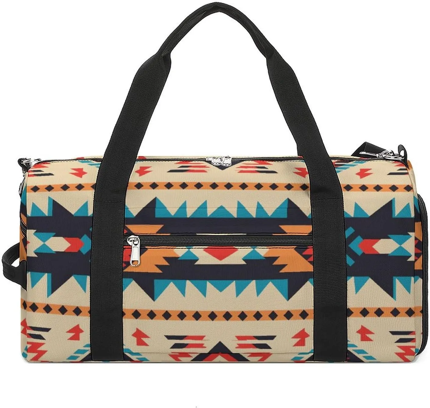 Mens Womens Gym Bag, Native American Print Duffle Bags,travel Gym Duffle Bag,garment Duffle Bag,gym Bag with Shoe Compartment