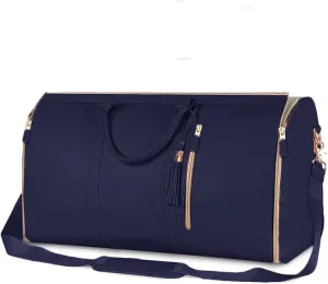Miahhy Luux Travel Bag, Luux Duffle Travel Bags, Travelher Foldable Clothing Bag, Travel Her Foldable Clothing Bag, 2024 New Lucshy Travel Bag, Garment Duffle Bags for Travel (blue)