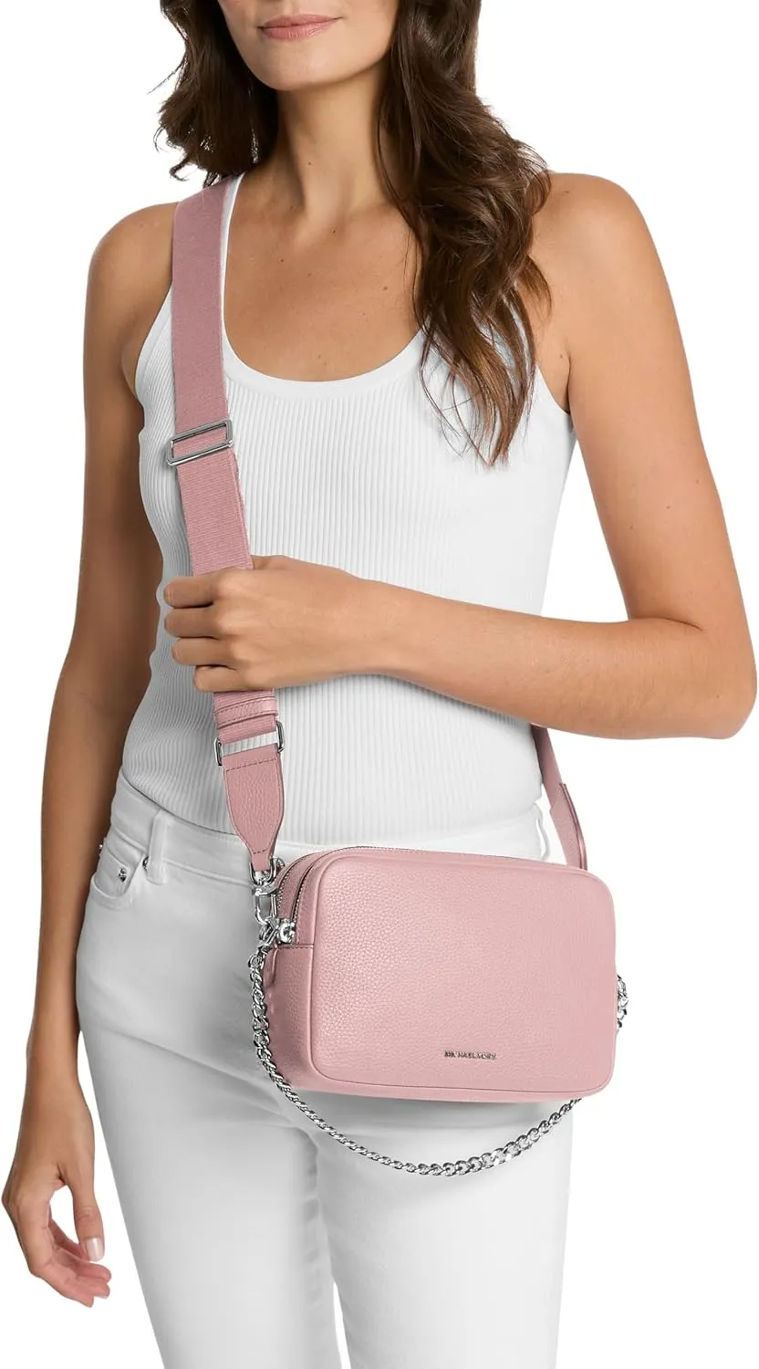 Michael Kors Bryant Medium Double Zip Chain Camera Crossbody Bag