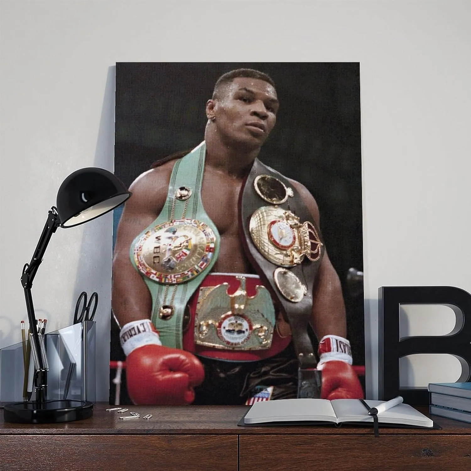 Mike Tyson Boxing Posters 1 Canvas Poster Wall Art Decor Print Picture Paintings for Living Room Bedroom Decoration Unframe:12x18inch(30x45cm)
