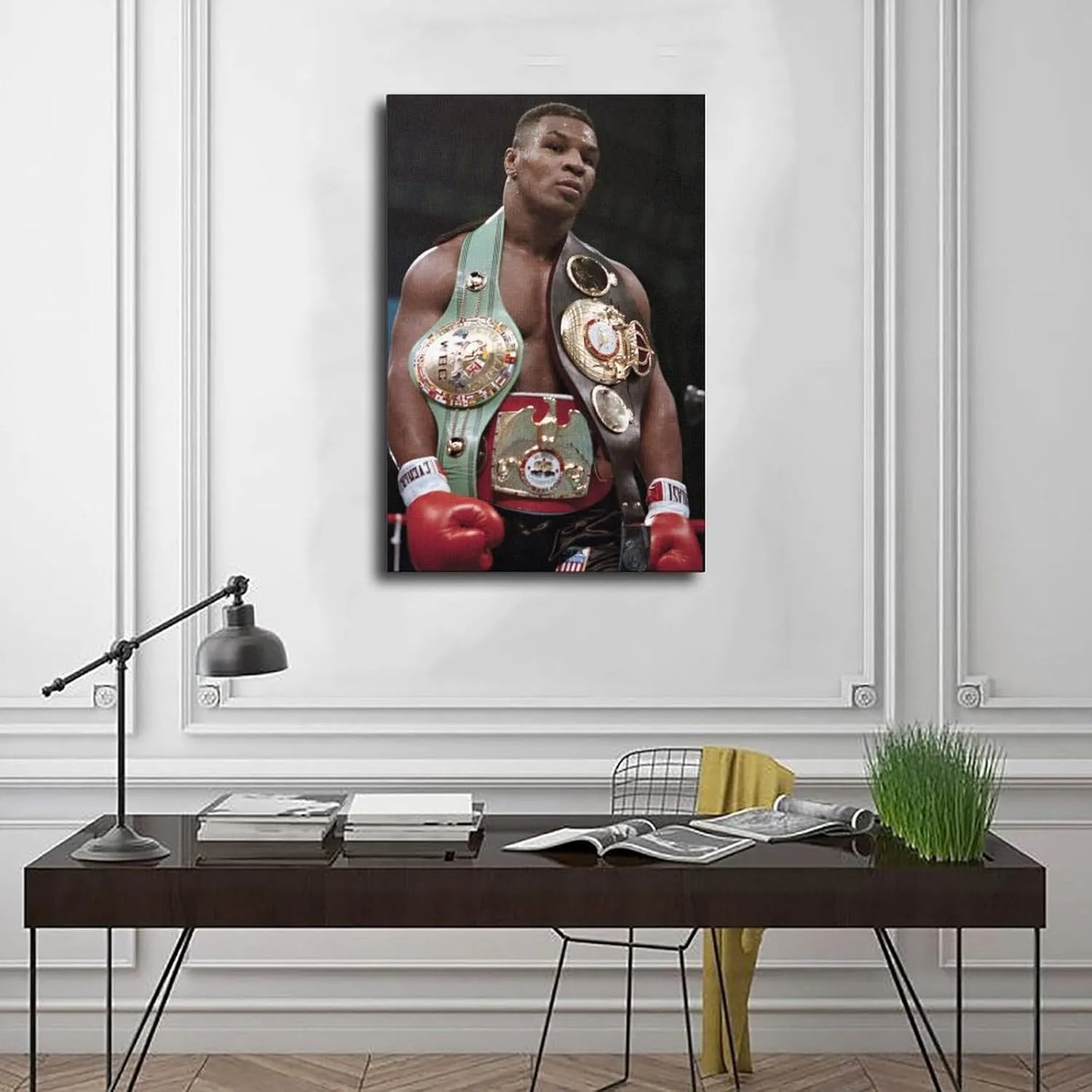 Mike Tyson Boxing Posters 1 Canvas Poster Wall Art Decor Print Picture Paintings for Living Room Bedroom Decoration Unframe:12x18inch(30x45cm)