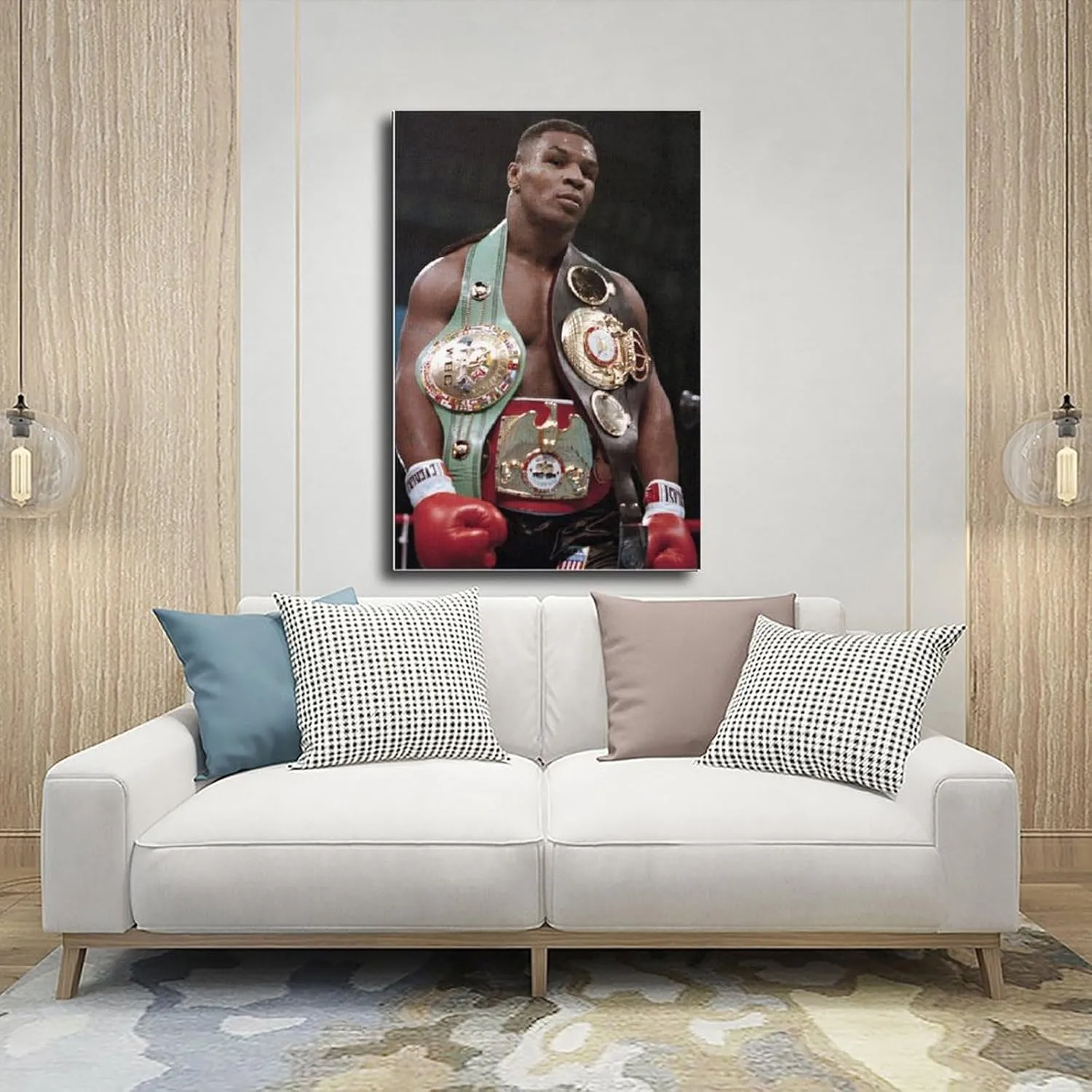 Mike Tyson Boxing Posters 1 Canvas Poster Wall Art Decor Print Picture Paintings for Living Room Bedroom Decoration Unframe:12x18inch(30x45cm)