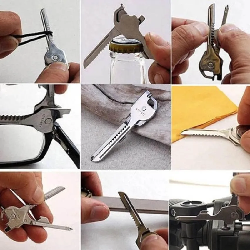 Mini Keychain Pocket Tool - All-in-One Multi-Function Gadget