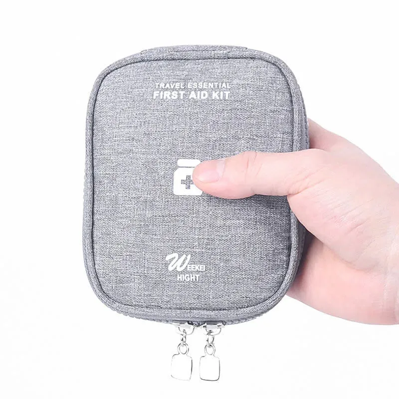 Mini Portable Medicine Storage Bag – Emergency First Aid Kit & Pill Organizer for Travel & Camping