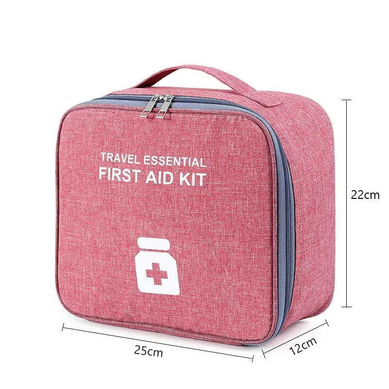 Mini Portable Medicine Storage Bag – Emergency First Aid Kit & Pill Organizer for Travel & Camping