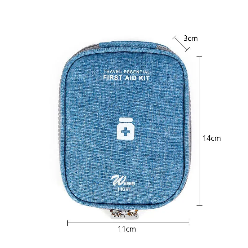 Mini Portable Medicine Storage Bag – Emergency First Aid Kit & Pill Organizer for Travel & Camping