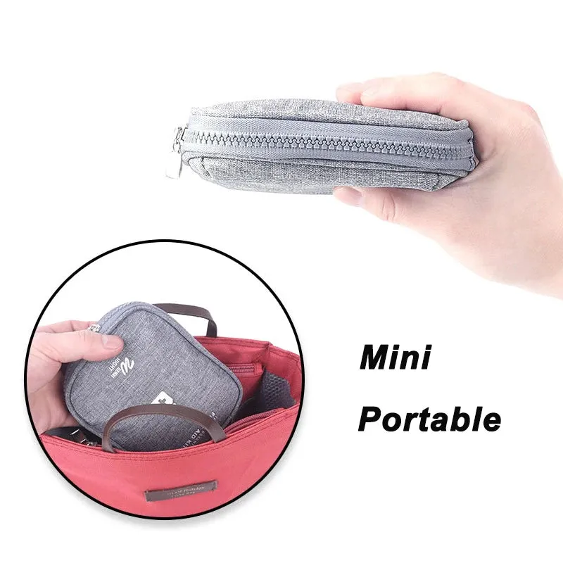 Mini Portable Medicine Storage Bag – Emergency First Aid Kit & Pill Organizer for Travel & Camping